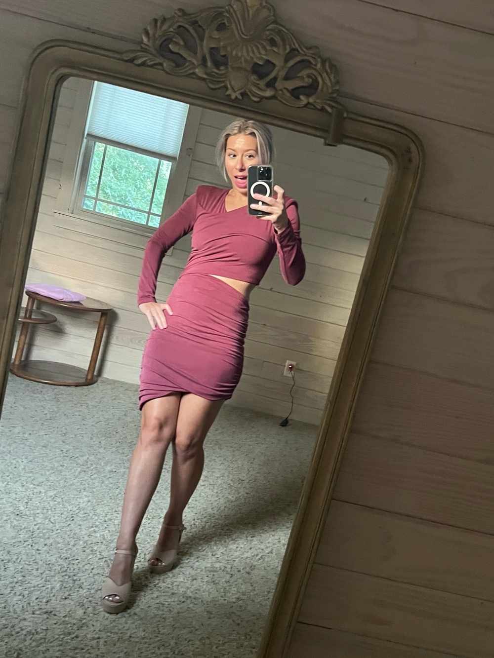 Bardot Rosa Ruched Mini Dress - Picture 5 of 6